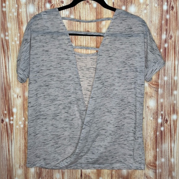 Kyoden  Sport Top Open Back Large Off White and Black - Picture 4 of 7